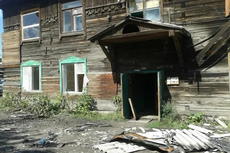 В бараке в отдаленном
