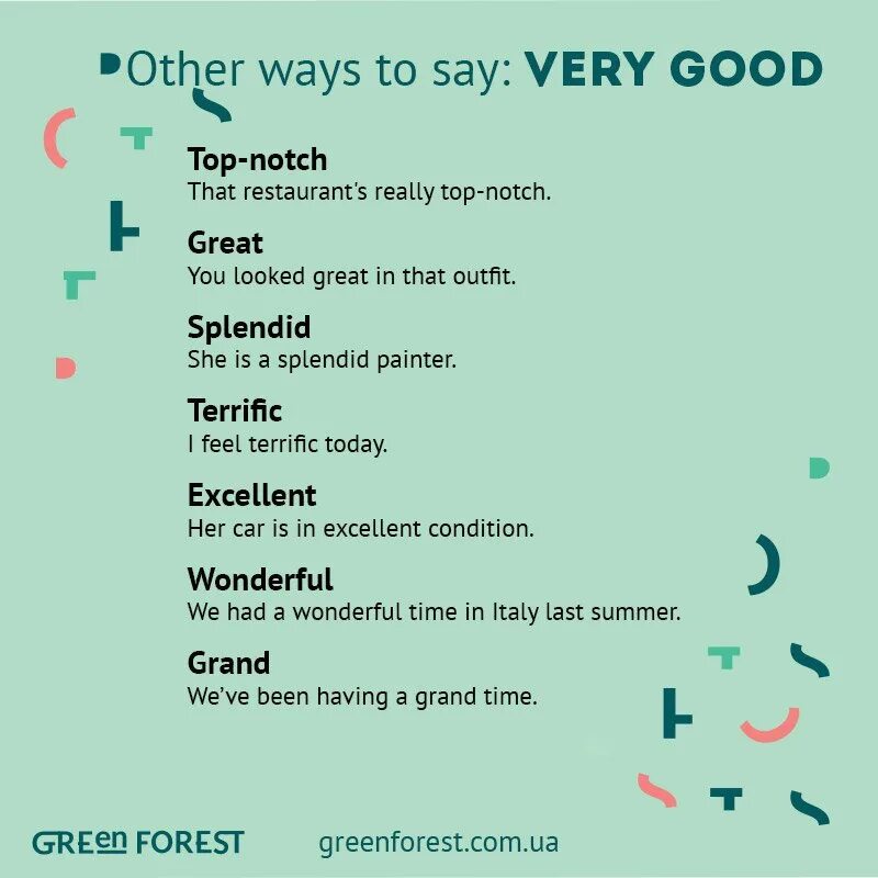 Look other way. Other ways to say very. Other ways to say good. Very good синонимы. Very good синонимы на английском.