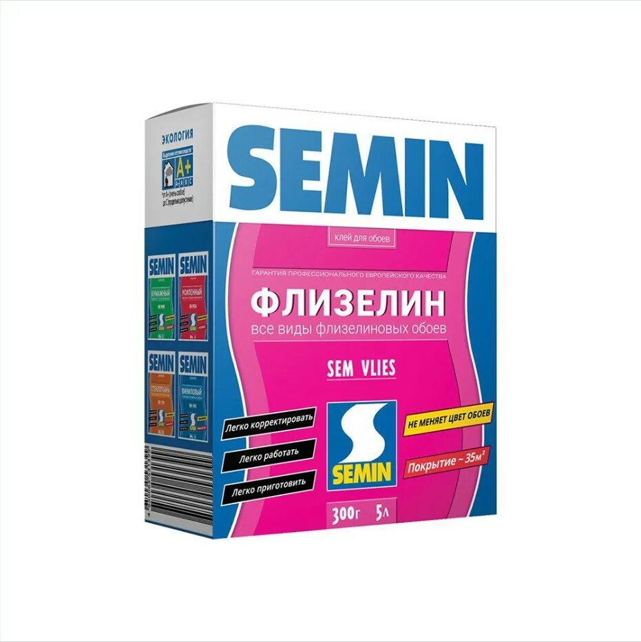 Клей Semin для флизелиновых обоев. Клей обойный Семин. Клей обойный для флизелина Semin. Клей для стеклообоев Semin.