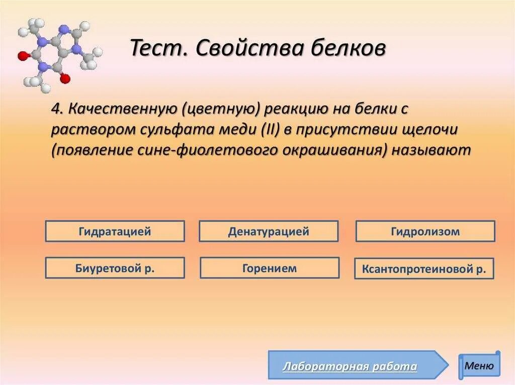 Функция белков тест. Лабораторная работа на белки. лабораторная работа свойства белков. качественные свойства белков. практическая работа свойства белков.