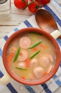 Рецепт супа с сосисками