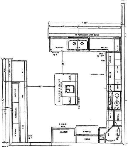 Размеры острова на кухне чертежи kitchenrenovationaddition www ใ น ป 2021 ห อ ง ค ร ว