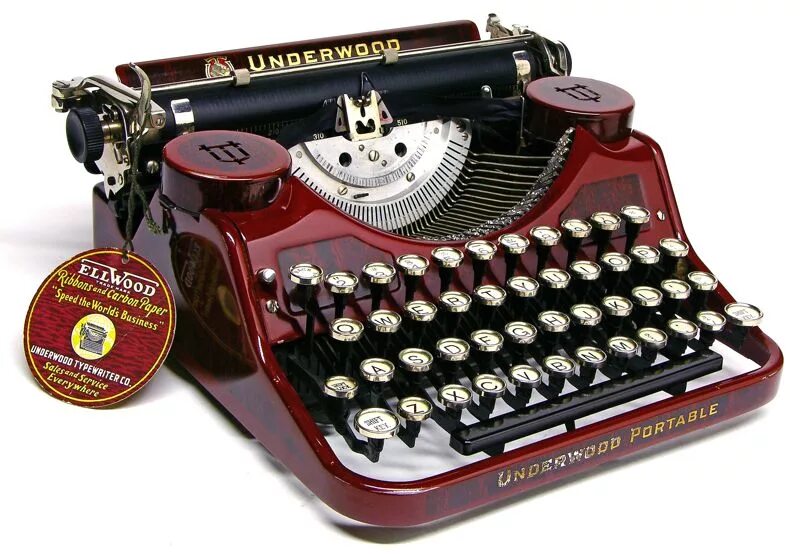 Ундервуд машинка. Ундервуд печатная машинка. Печатная машинка Underwood Portable. Печатная машинка Underwood Portable 1915 года.