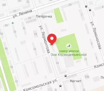 Лермонтова 8 индекс