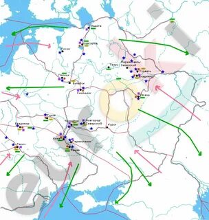 Какие города контролировали основные торговые пути