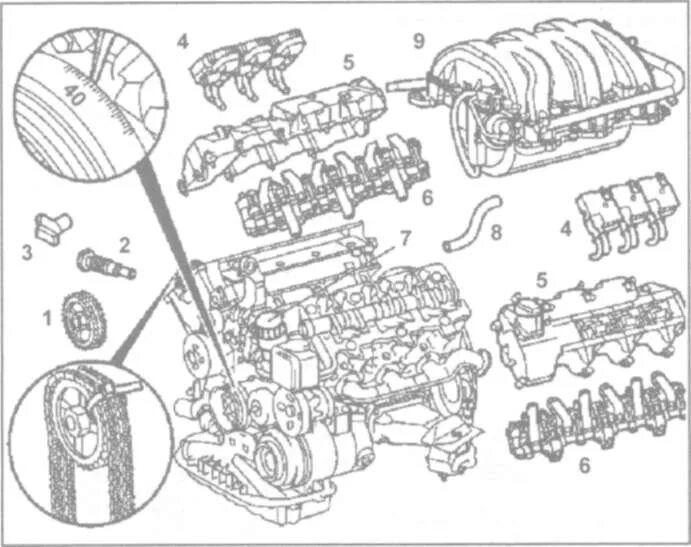 Протяжка ГБЦ Мерседес мл320. Схема двигателя Мерседес w204. Схема двигателя м272 Мерседес. Блок 611 ДВС Мерседес. Момент затяжки mercedes