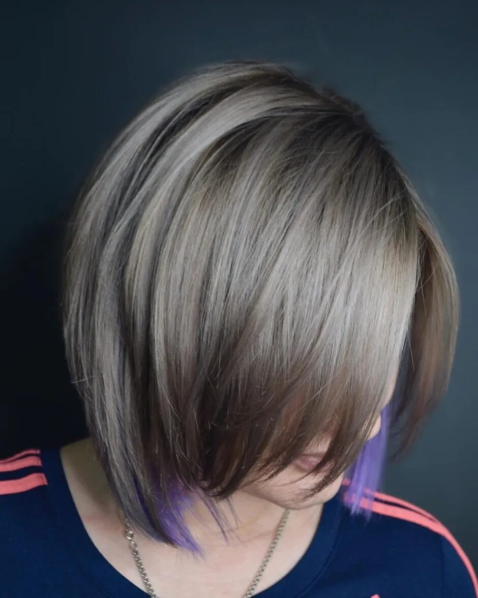 20 Trendy graue Frisuren - graue Haare Trend & Balayage Hair Designs - Frisuren 