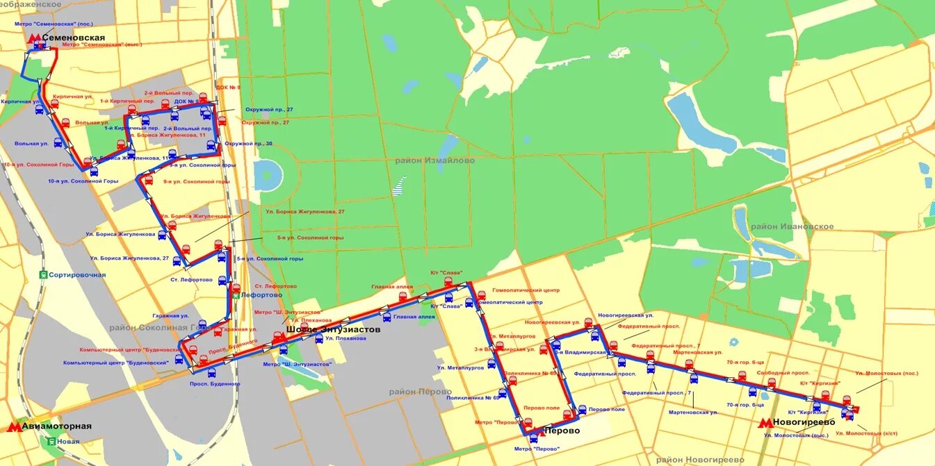 Показать маршрут на карте спб