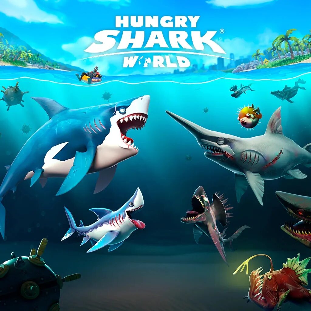 Hungry shark world 5. Загрузочный экран hungry shark. 5 7. Hungry shark world 5. Atomic shark игра.