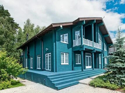 Бирюзовый домик