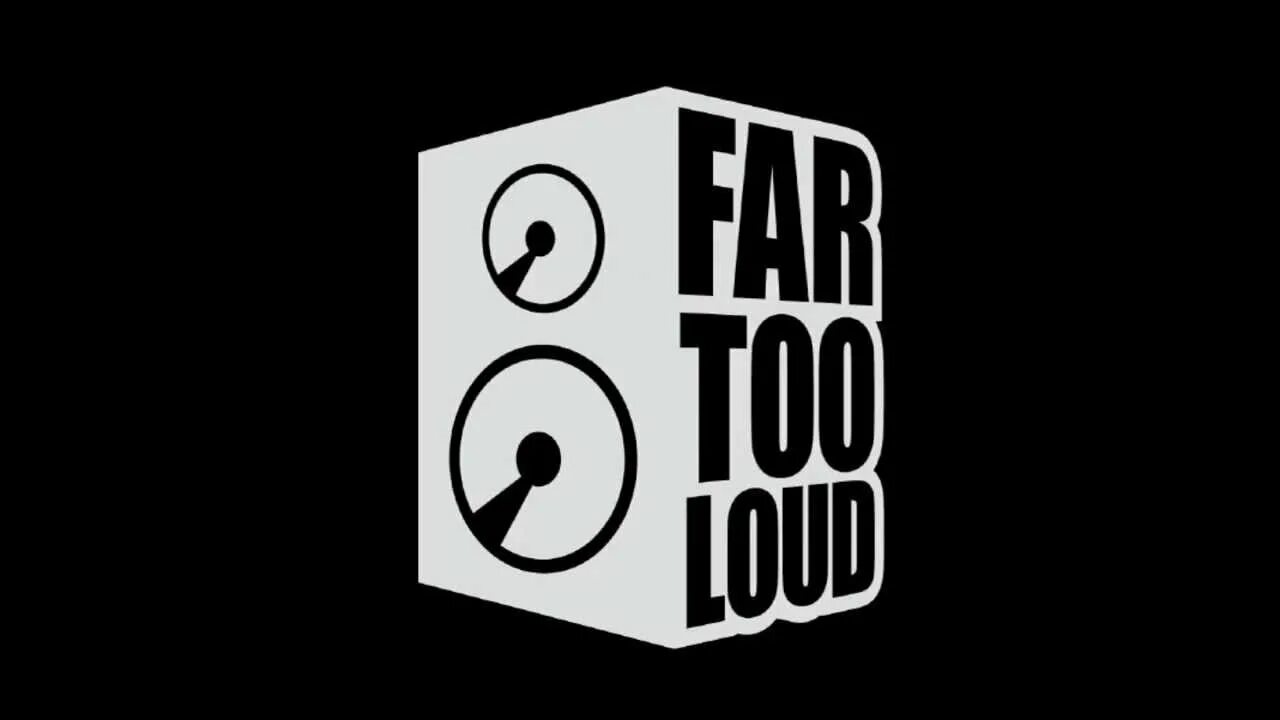 It s too loud. Far too loud. too loud. loud logo. too loud art.