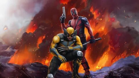 1920x1080 Wolverine And Deadpool Unstoppable Laptop Full HD 1080P HD 4k.
