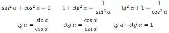 Синус альфа плюс котангенс альфа. Синус косинус тангенс формулы. Формулы синусов и косинусов тангенсов котангенсов. Косинус и тангенс формула. Формула нахождения синуса через косинус.