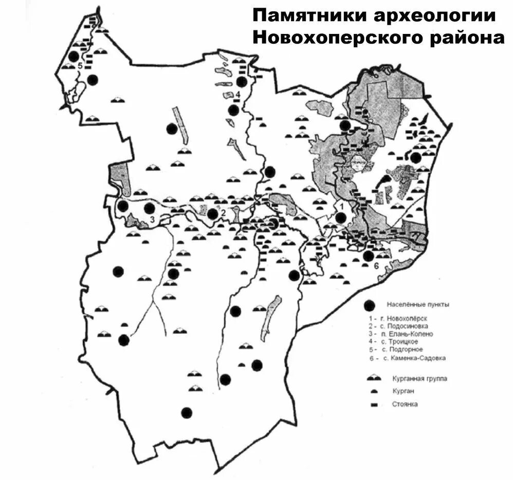 Карта памятников воронежа. Археологические памятники Волгоградской области на карте. Карта Новохоперского района Воронежской. Археологические памятники Воронежской области карта. Новохоперский уезд Воронежской губернии.