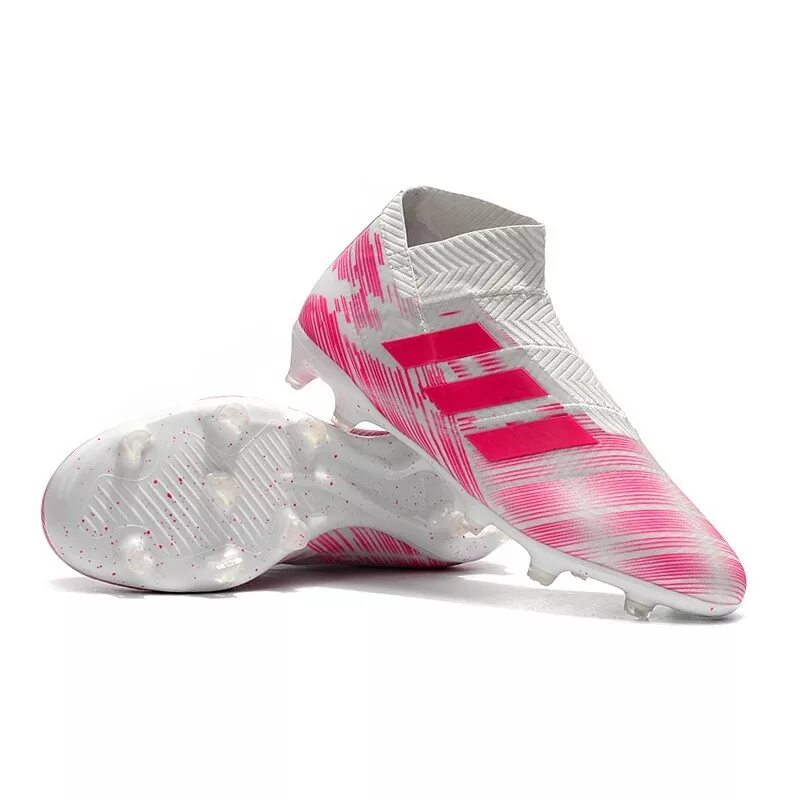 Бутсы adidas Nemeziz. Adidas 18.3 Немезис Pink/White. Adidas Nemeziz белые. Adidas Nemeziz 1 SG белые. Адидас немезис