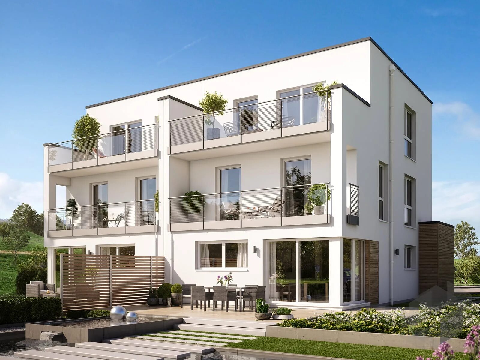 3 х этажный дом