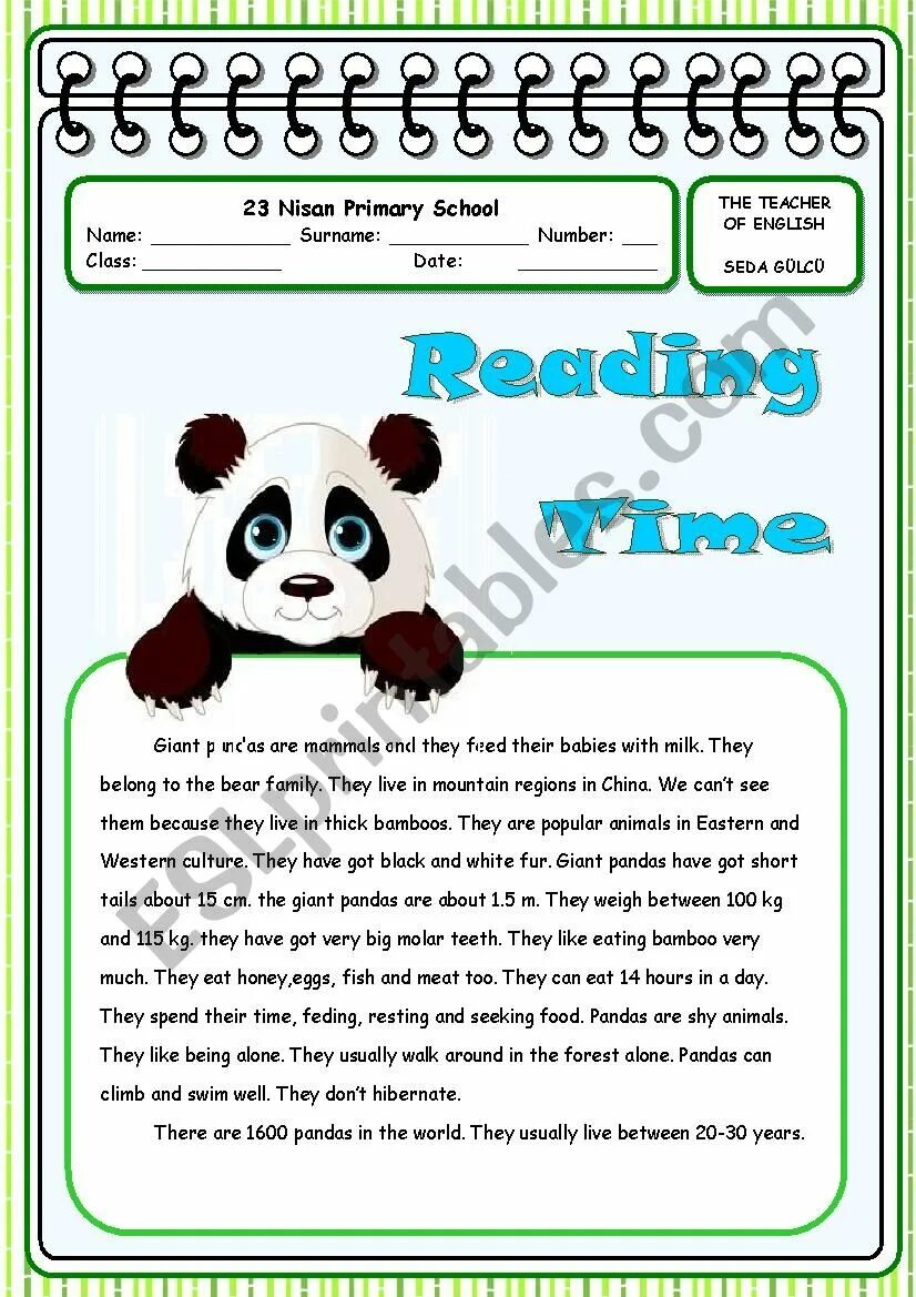 Pandas read c. Panda for kids. about pandas for kids. panda worksheet. panda information for kids.