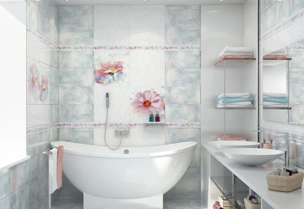 плитка для ванной в голубых тонах. плитка дельта керамика панно. плитка ceradim kristi. плитка для ванной комнаты синяя. декор «лагуна 7дф606» 24.