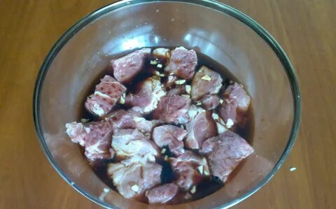Мясо для шашлыка в соевом соусе