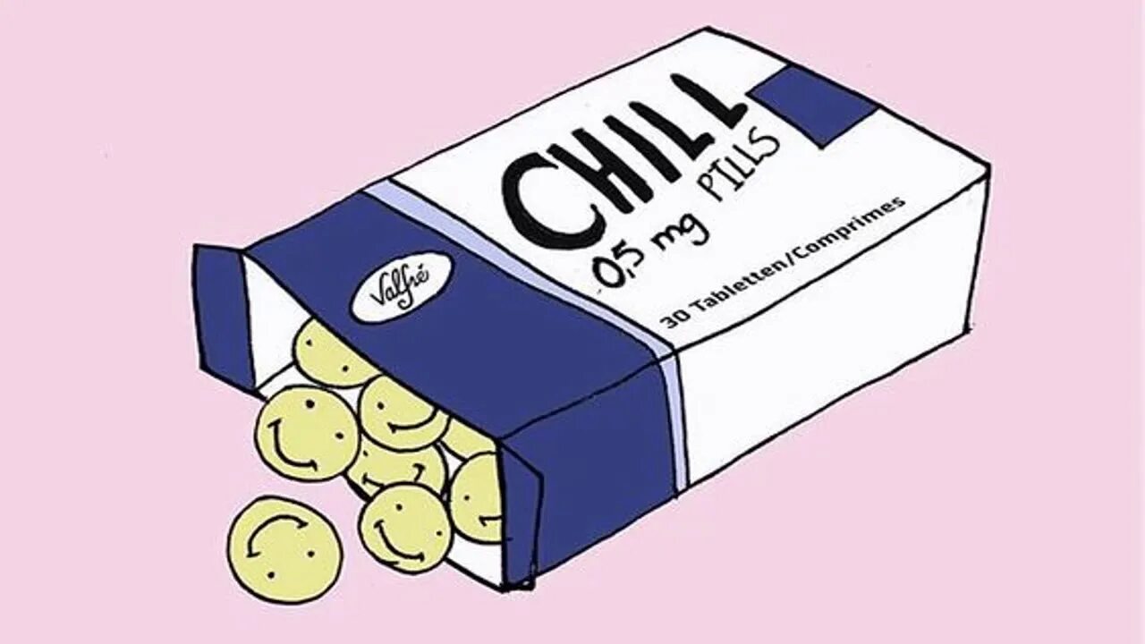 9 chill. Таблетки арт. Таблетки тамблер рисунок. Антидепрессанты рисунок. Рисунок таблетки Chill Pill.