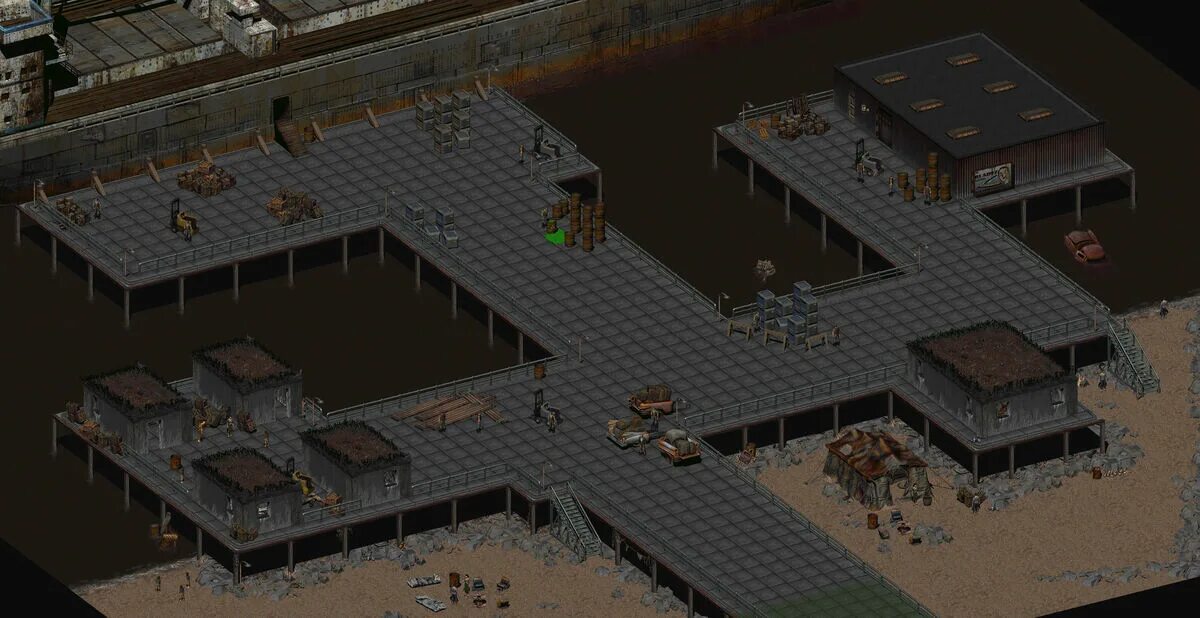 Локация фоллаут 2. Fallout 2 сан франциско. fallout 2 сан франциско арт. фоллаут таун.