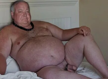 Old man fat naked