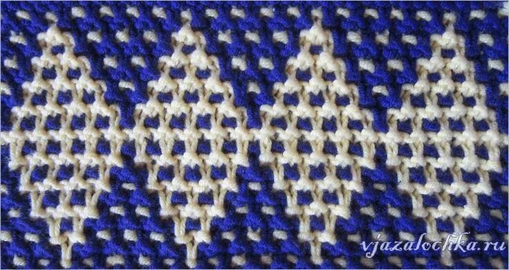 Техника мозаичного вязания крючком. Двухцветные узоры. Мозаичное вязание крючком. Двухцветное вязание спицами. Вязка двумя цветами спицами.