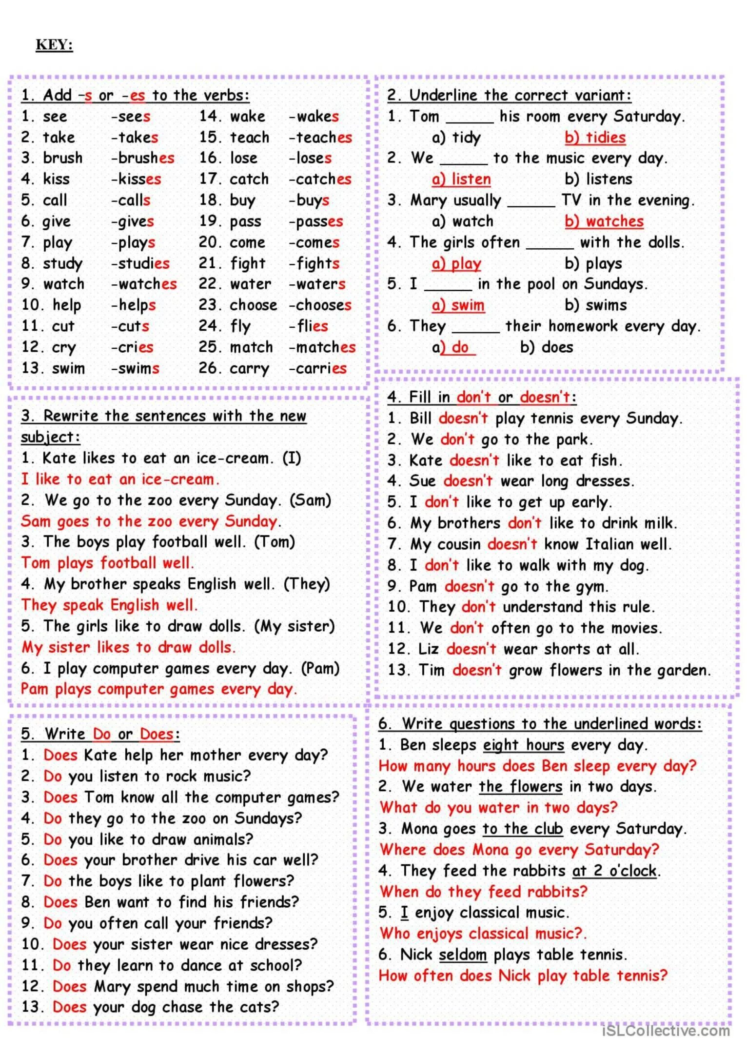 Does your sister work. Present simple в английском языке Test. Present simple тест. Test английский язык по present simple. The present simple Tense ответы на тест.