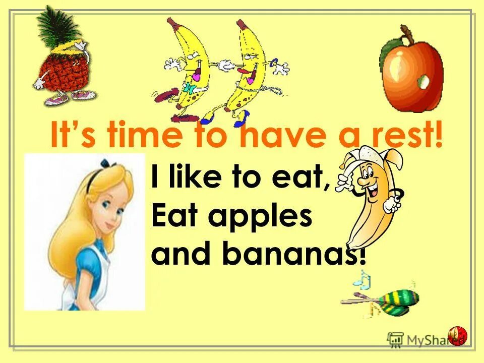 Песенка i like to eat apples and bananas. I like to eat apple and banana song. I like to eat. Jolly phonics sound y. I like to eat apples and bananas super simple songs.