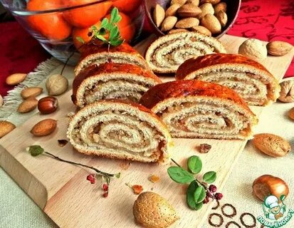 Рулет с орехами рецепт