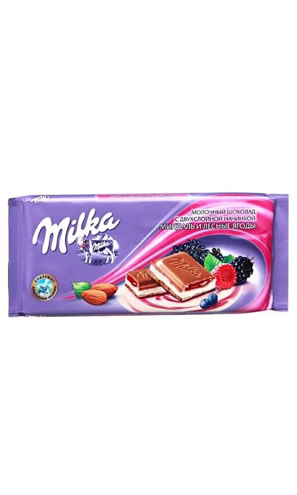 Шоколад Милка 90г молочный миндаль/Лесные ягоды. Milka Лесные ягоды шоколад. Milka батончики 37g. Милка миндаль+лесн.ягоды 90г\20шт.