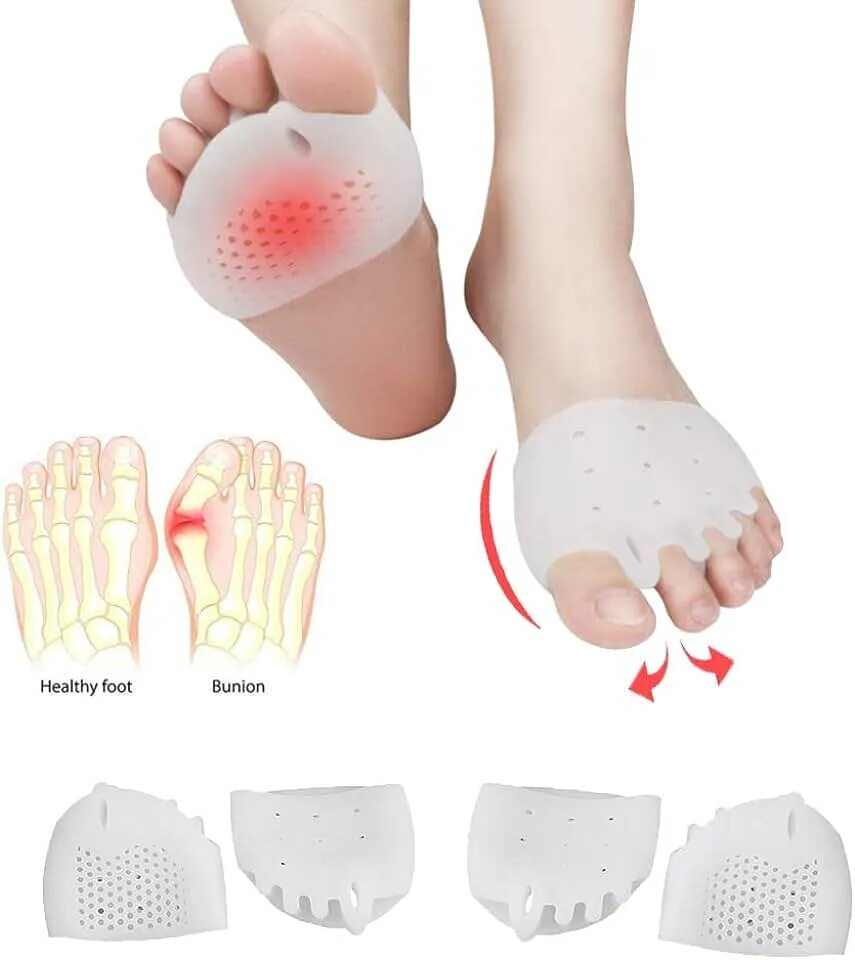 Get by foot. Gel Bell of foot Kushion Footmate Toe supporter. Toe-kini Ball of foot Protector купить.