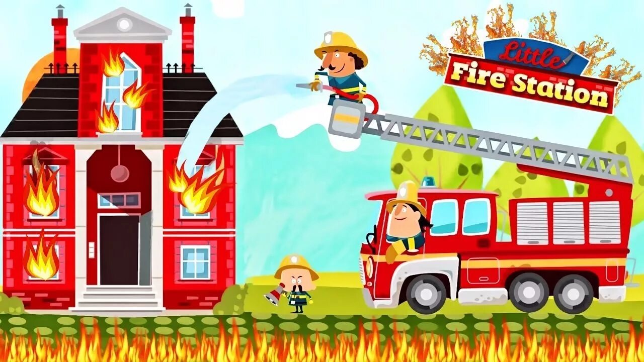 Включи про пожарную станцию. Fire Station for Kids. Fire Station Flashcards. Fire Station cartoon. Fire Department game for children.