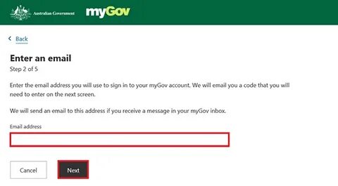 Ask email address