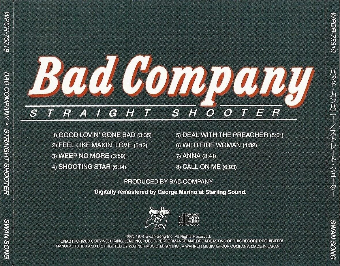 Bad Company 1974. Bad Company "Bad Company". Bad Company "straight Shooter". Bad Company обложки дисков. Bad collection