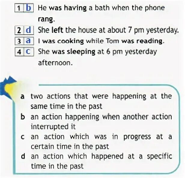 The phone rang while i. She was having a bath when the phone.... he was having a bath when the phone rang примеры. have been. he was watching tv when the telephone rang.