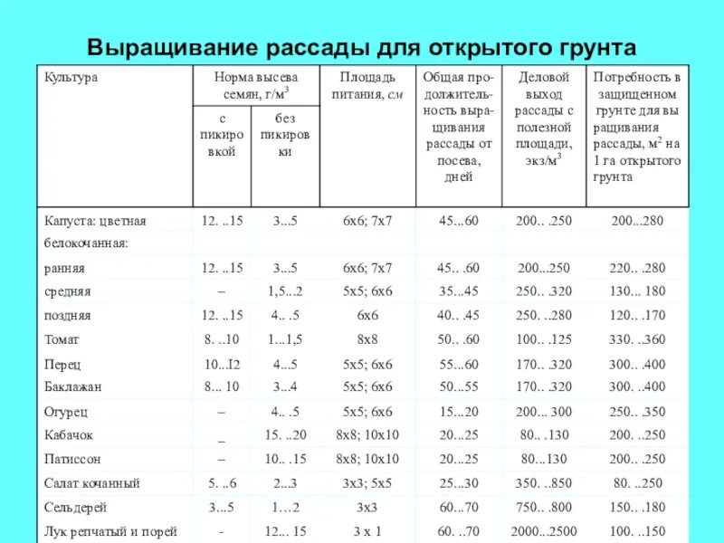 Температура для высадки рассады. Нормы высадки рассады в открытый грунт. Температура грунта для высадки рассады. Преимущества рассадного метода выращивания овощных культур.