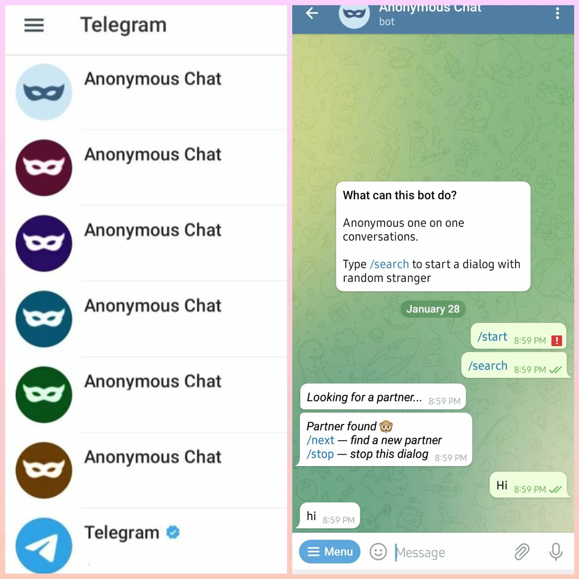 Анонимный чат тг с девушками. Телеграм анонимус. Анонимный телеграм. Anonymous Telegram bot. Телеграмм чат.