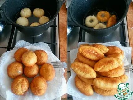 Заварное тесто для жареных на сковороде