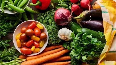 Most of the vegetables