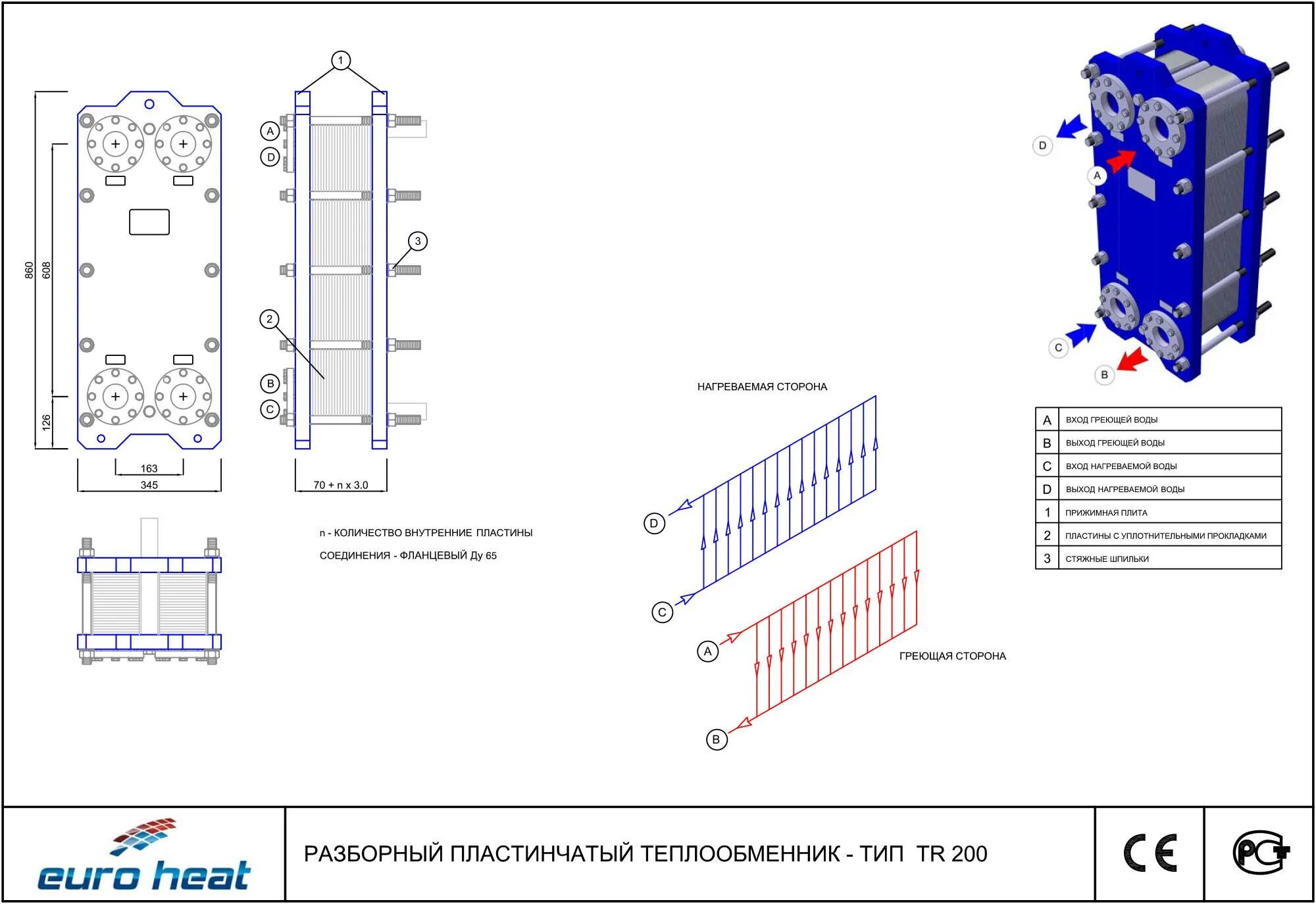 Схема работы пластинчатого теплообменника Купить в Москве Пластинчатый теплообменник разборный Gea NT100MHV/CDH-10/57
