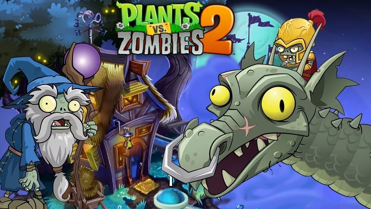 ПВЗ 2 тёмные века. Растения против зомби темные века. Plants vs Zombies 2. Растения против зомби Dark ages.