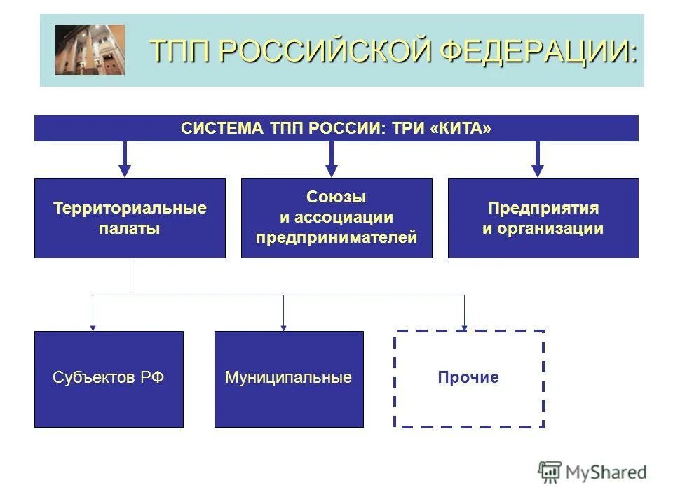 Торговая промышленность россии