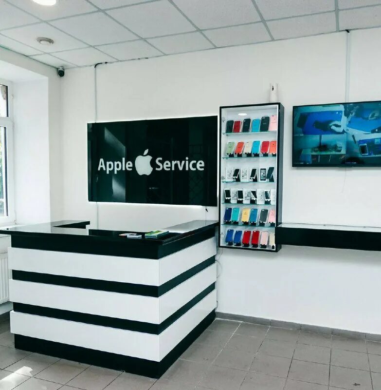 Магазин техники apple нижний новгород. Сервисный центр ресепшн. Сервисный центр стойка. Дизайн сервисного центра. Сервис центр Apple.