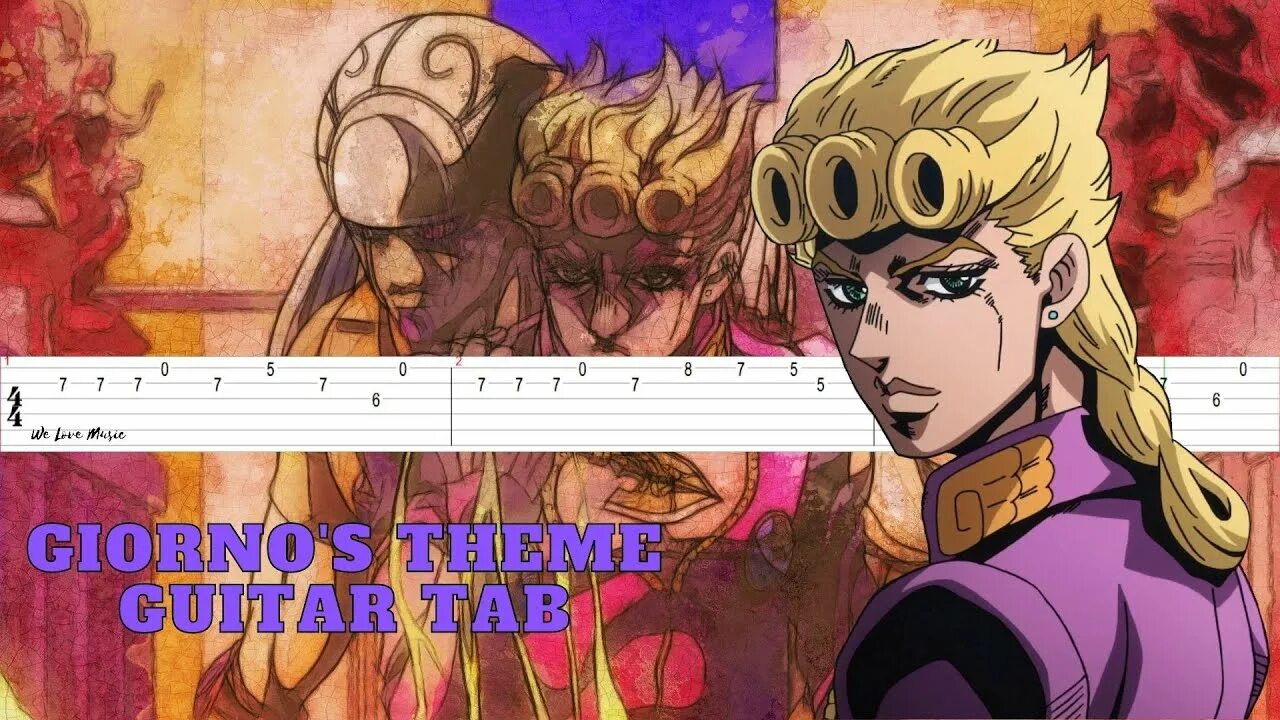 Тема Джорно на гитаре. Giorno Theme на гитаре. Тема Джорно на гитаре табы. Джоджо на гитаре. Giorno s theme