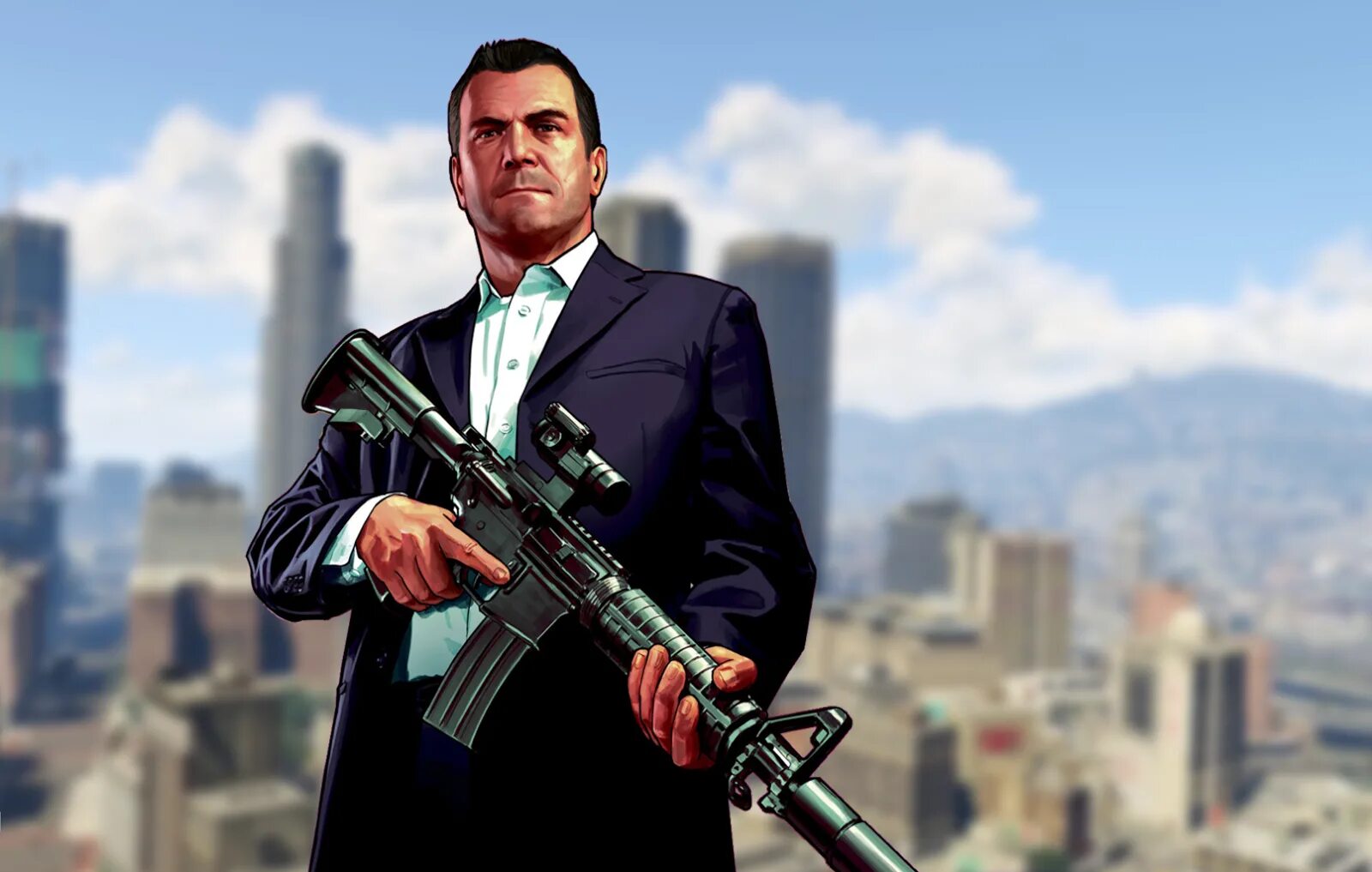 Гта 5 доброе. GTA 5 Michael de Santa.