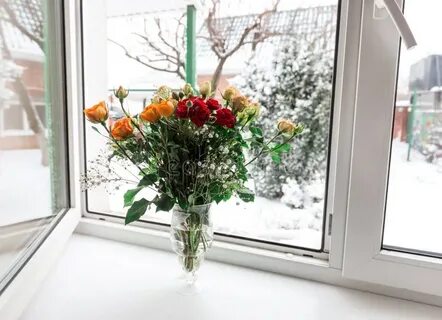 Букет на окне