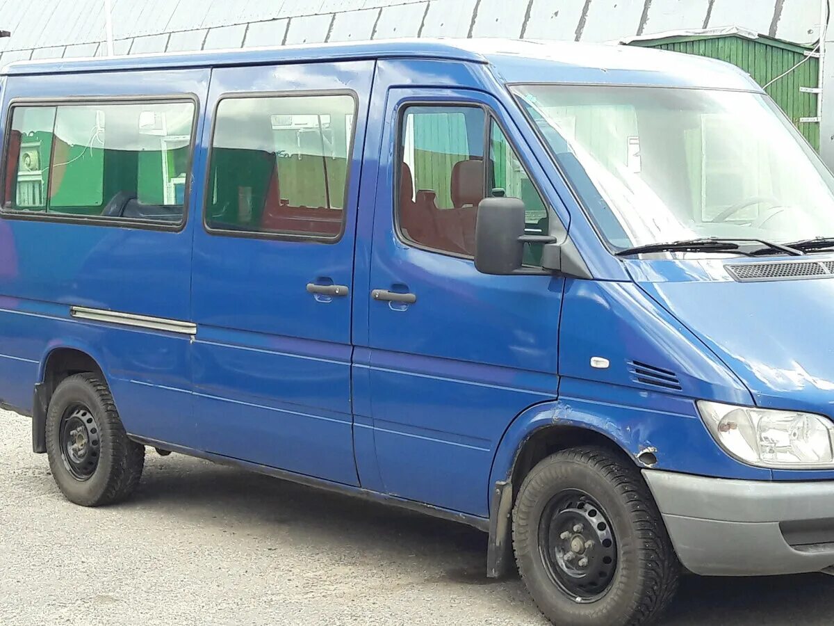 Mercedes-Benz Sprinter 2005. Мерседес Спринтер синий. Синий микроавтобус. Серо голубой микроавтобус.