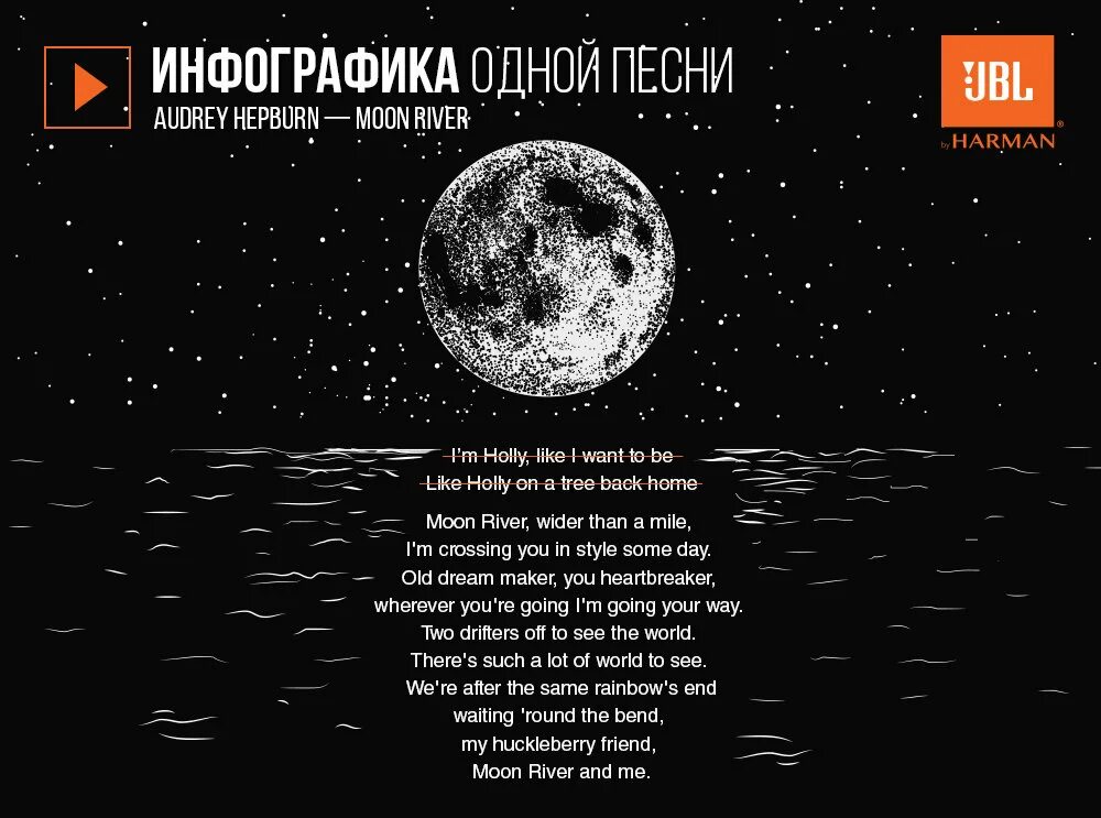 Мимо луны песни. Moon песня. Moon Song плакат. Moonlight трек. Moon River текст песни.