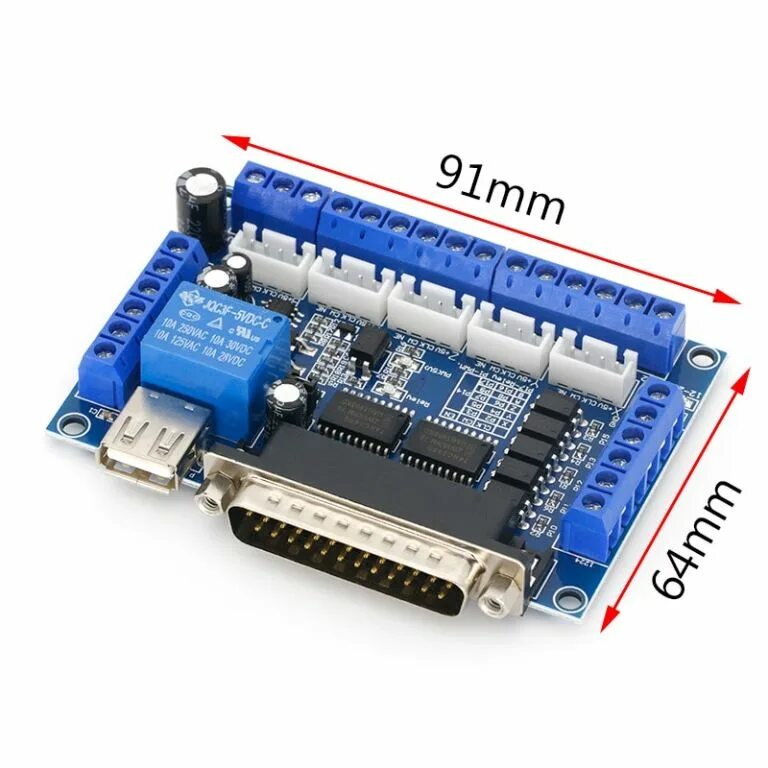 Плата mach3. Интерфейсная плата mach3 для чпу. плата mach3 interface board. mach3 5 axis breakout board. контроллер чпу smoothstepper usb.